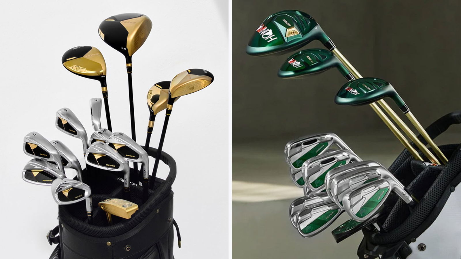 Malbon Golf x Honma's two club sets, priced at $20,000 and $5,800 respectively