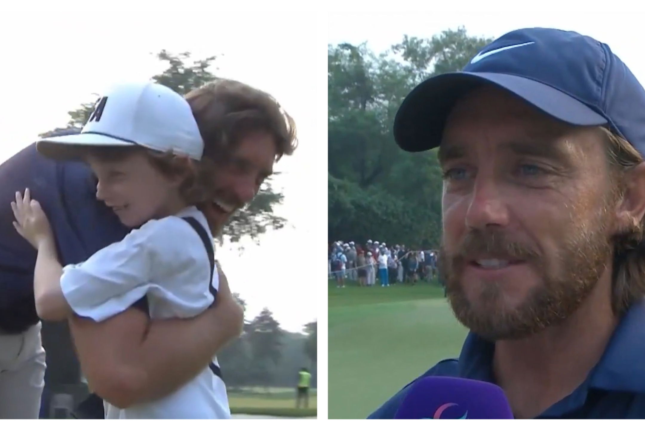 Fleetwood wins for first time in front of son Frankie