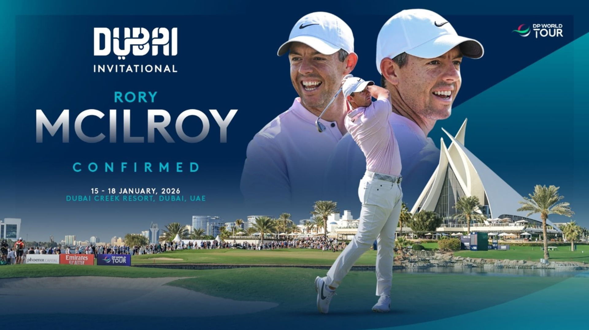 McIlroy will start his season on the DP World Tour