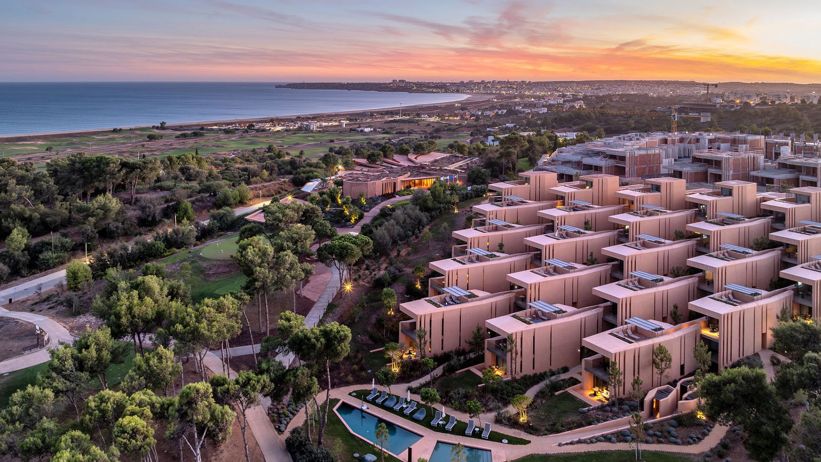 Palmares' signature apartments overlook the 10th tee