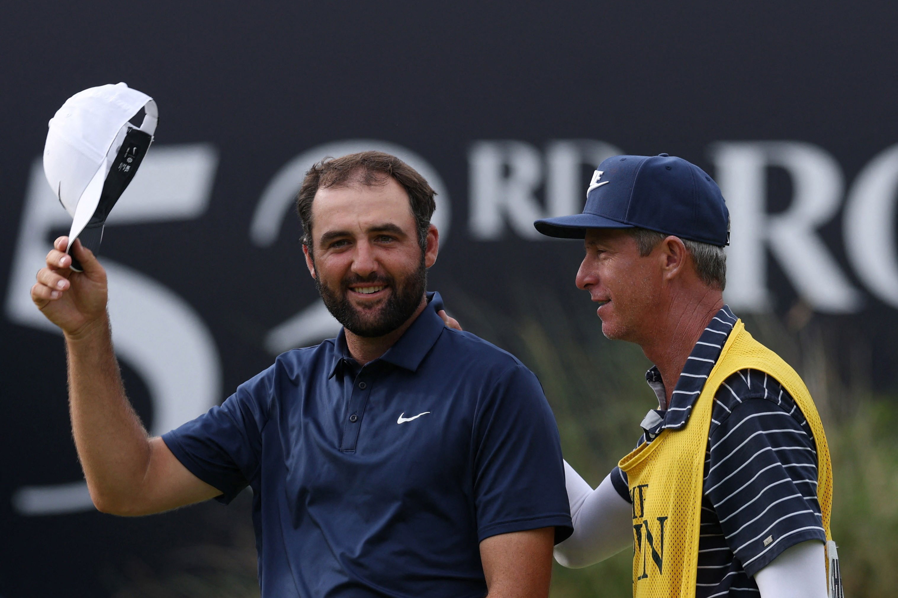 Scottie Scheffler and Ted Scott