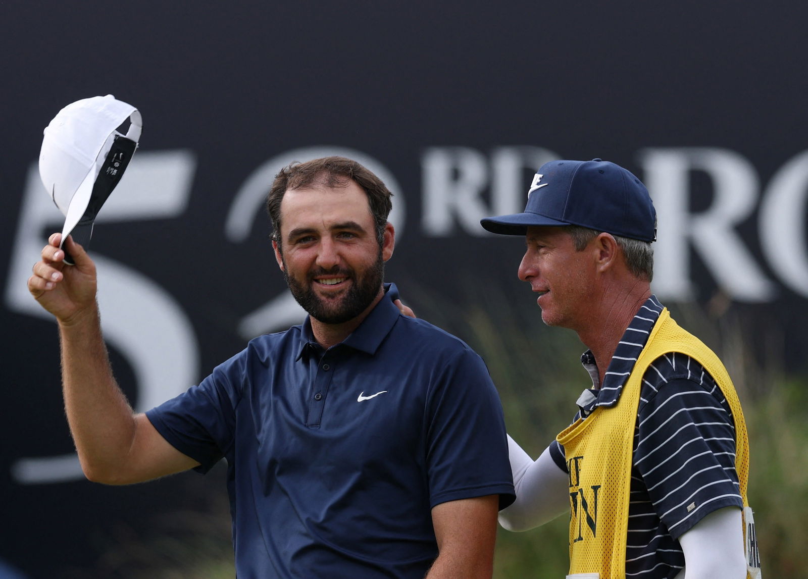 Scottie Scheffler and Ted Scott