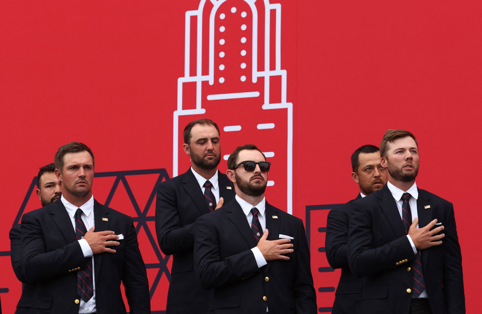 Members of the 2025 US Ryder Cup team