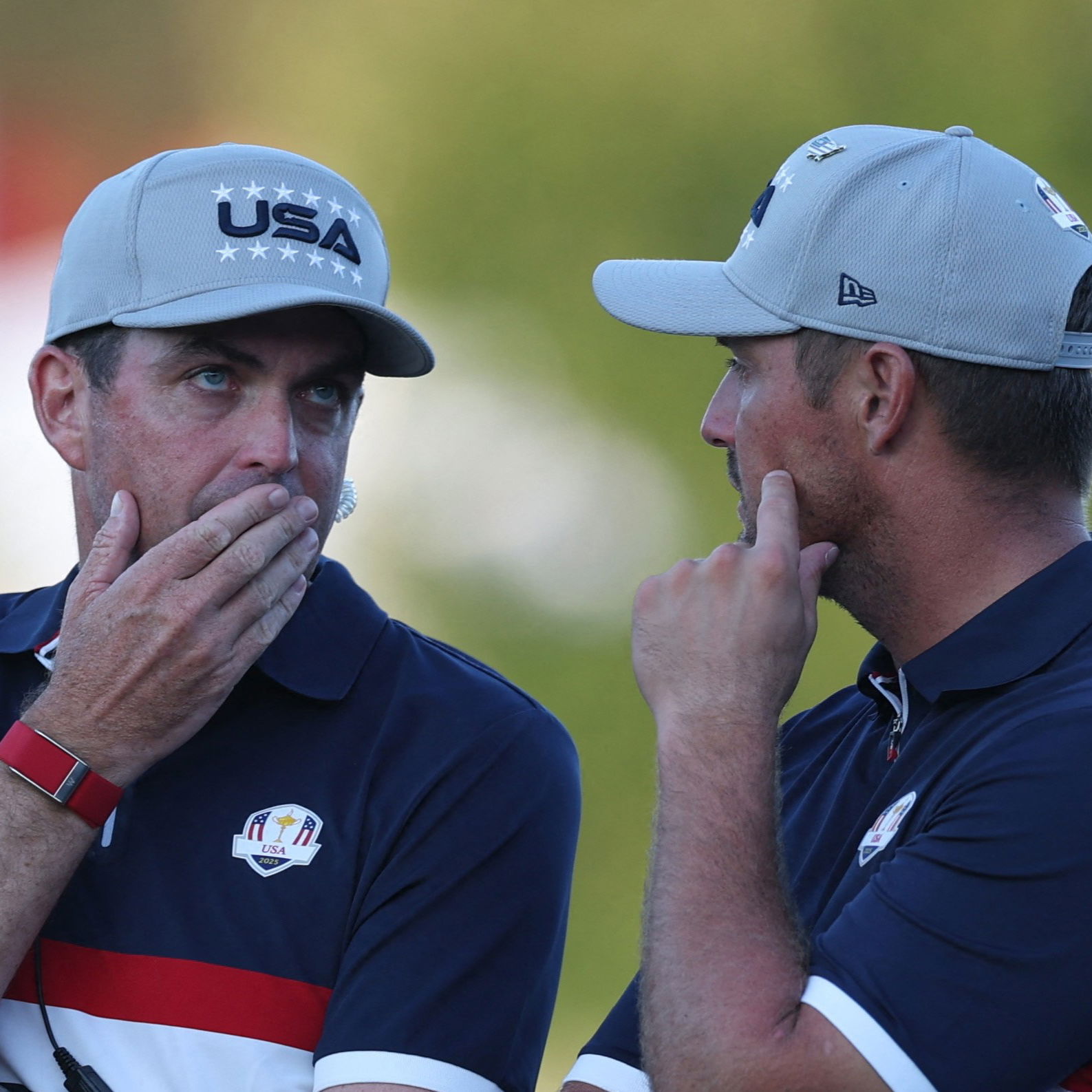 Keegan Bradley and Bryson DeChambeau at the 2025 Ryder Cup