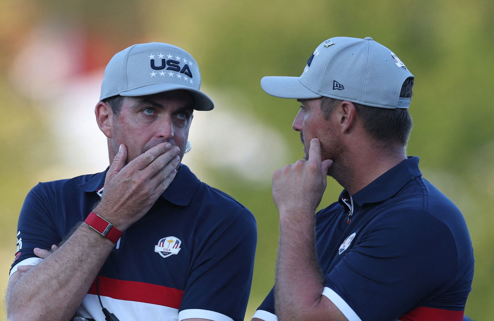 Keegan Bradley and Bryson DeChambeau at the 2025 Ryder Cup