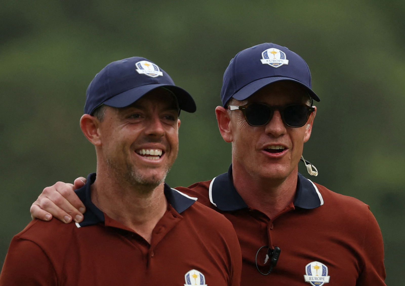 Luke Donald and Rory McIlroy at Bethpage Black