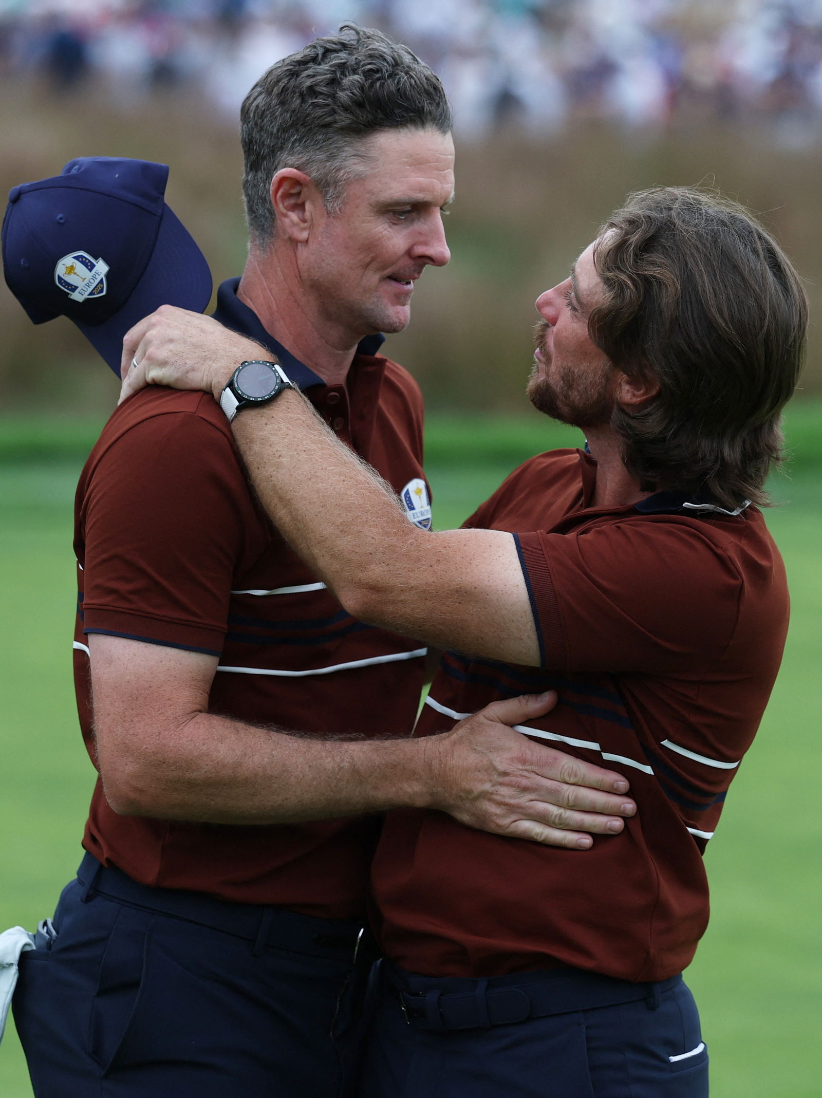 Justin Rose and Tommy Fleetwood at the Ryder Cup