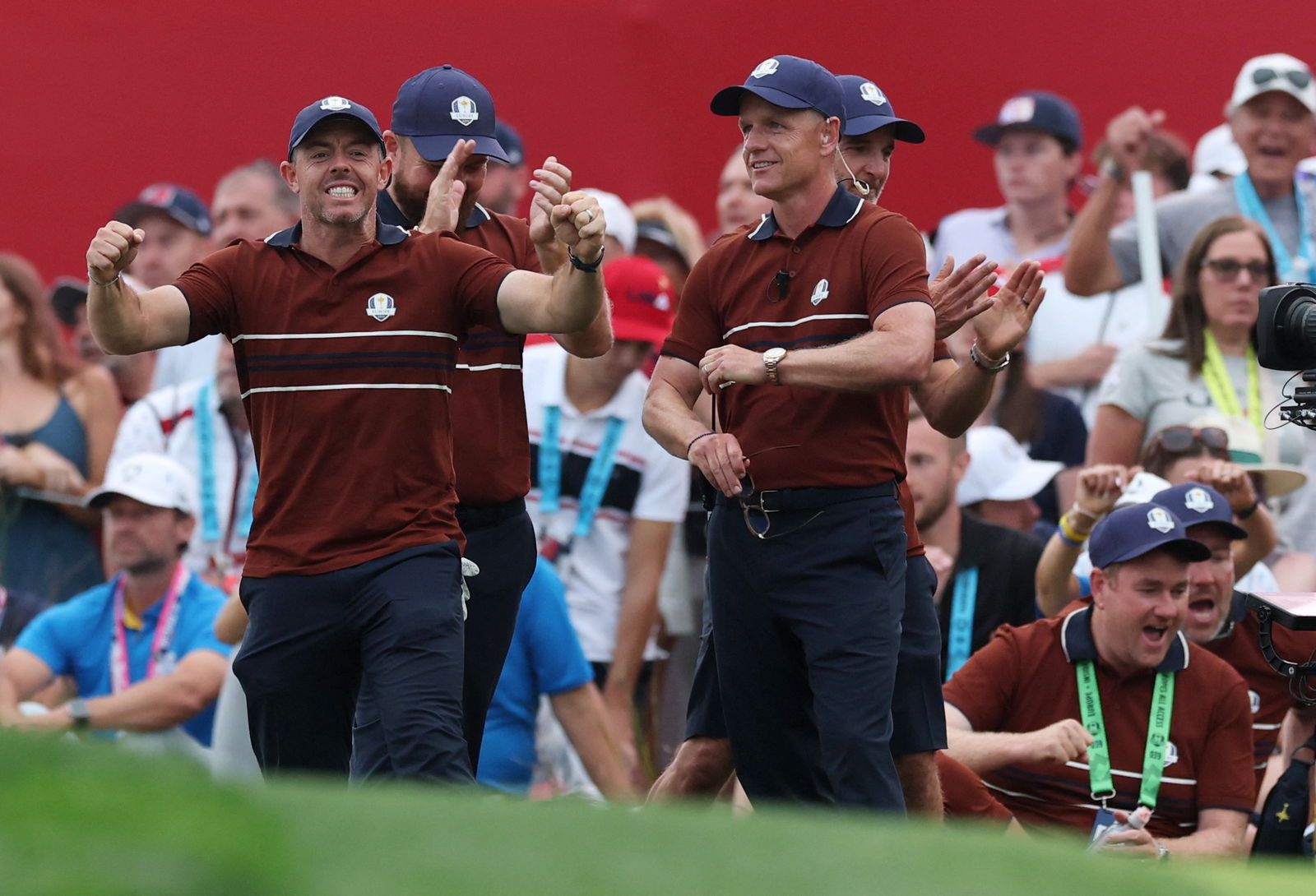 Rory McIlroy at the 2025 Ryder Cup