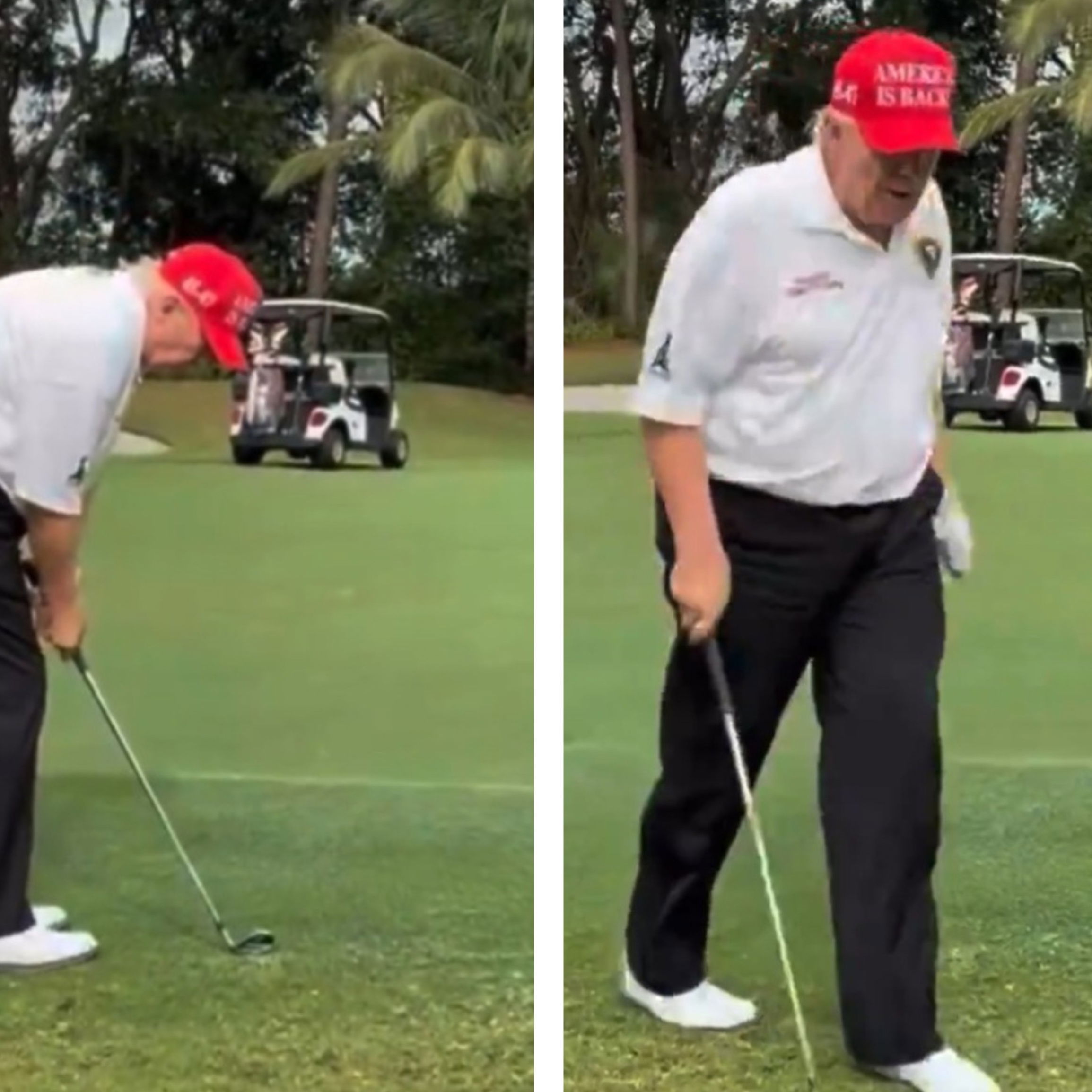 Donald Trump walk-off chip-in (X/Twitter)