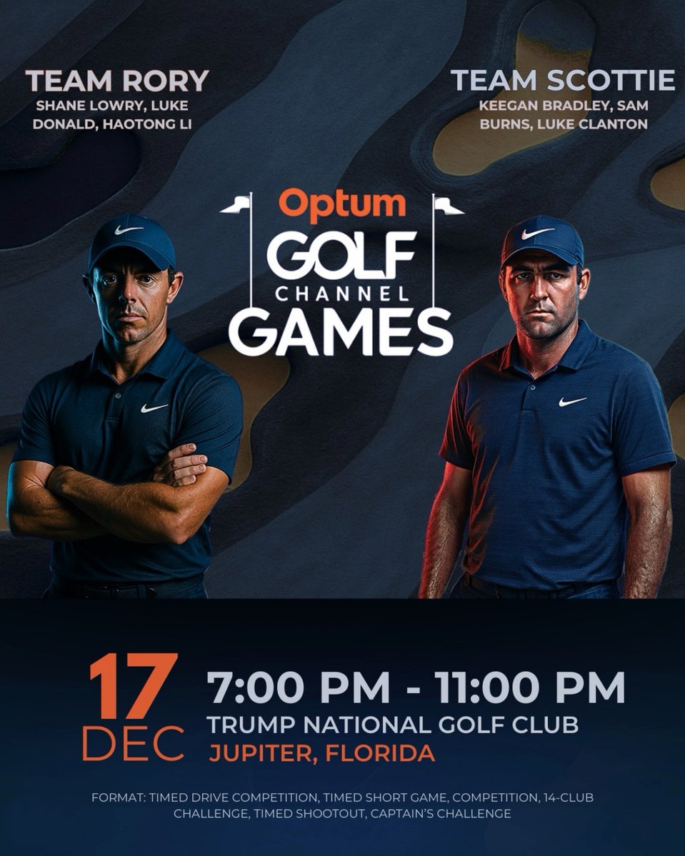Optum Golf Channel Games Poster (X/Twitter)