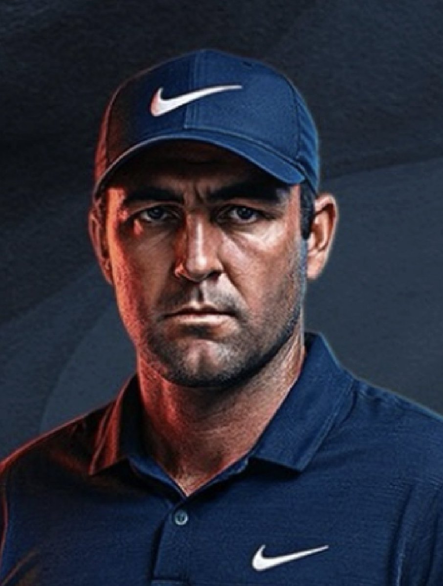 Close up of AI Scheffler (X/Twitter)