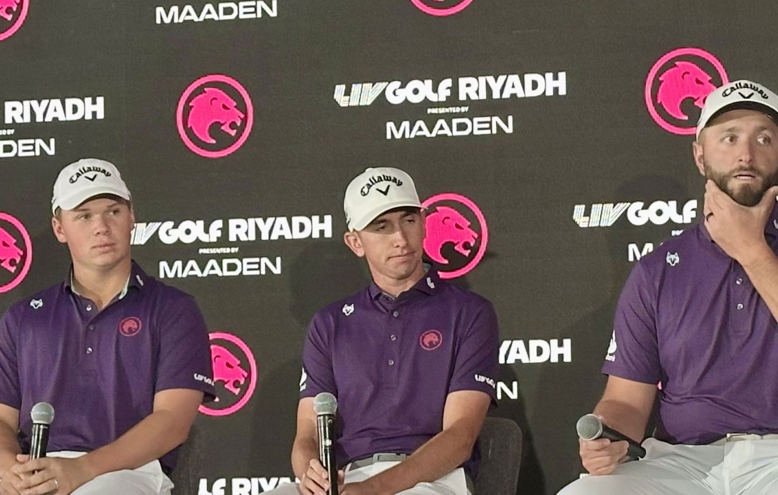 Caleb Surratt, Tom McKibbin and Jon Rahm