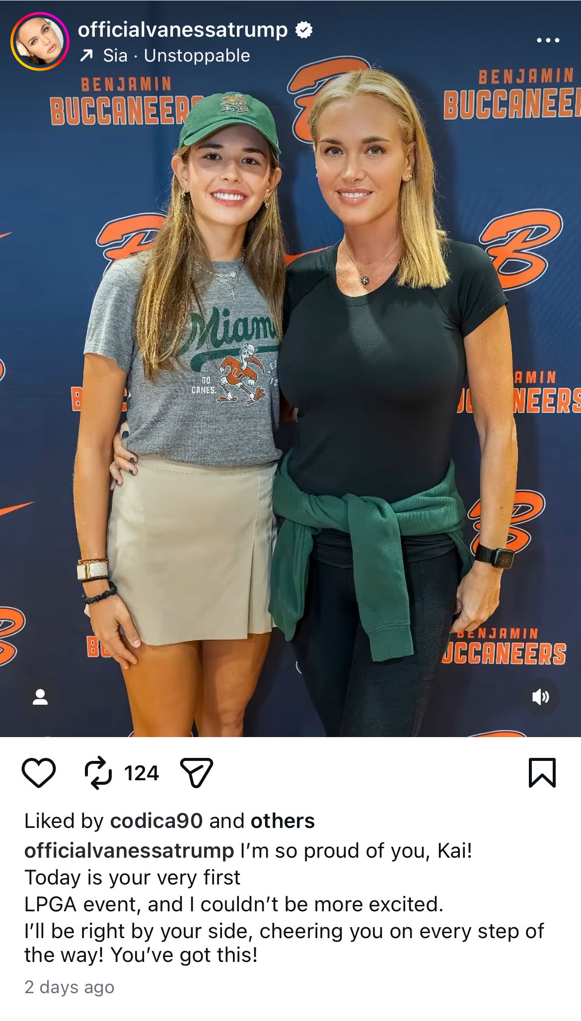 Kai with mother Vanessa / Instagram