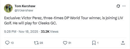 Kershaw confirms Perez to join Cleeks GC