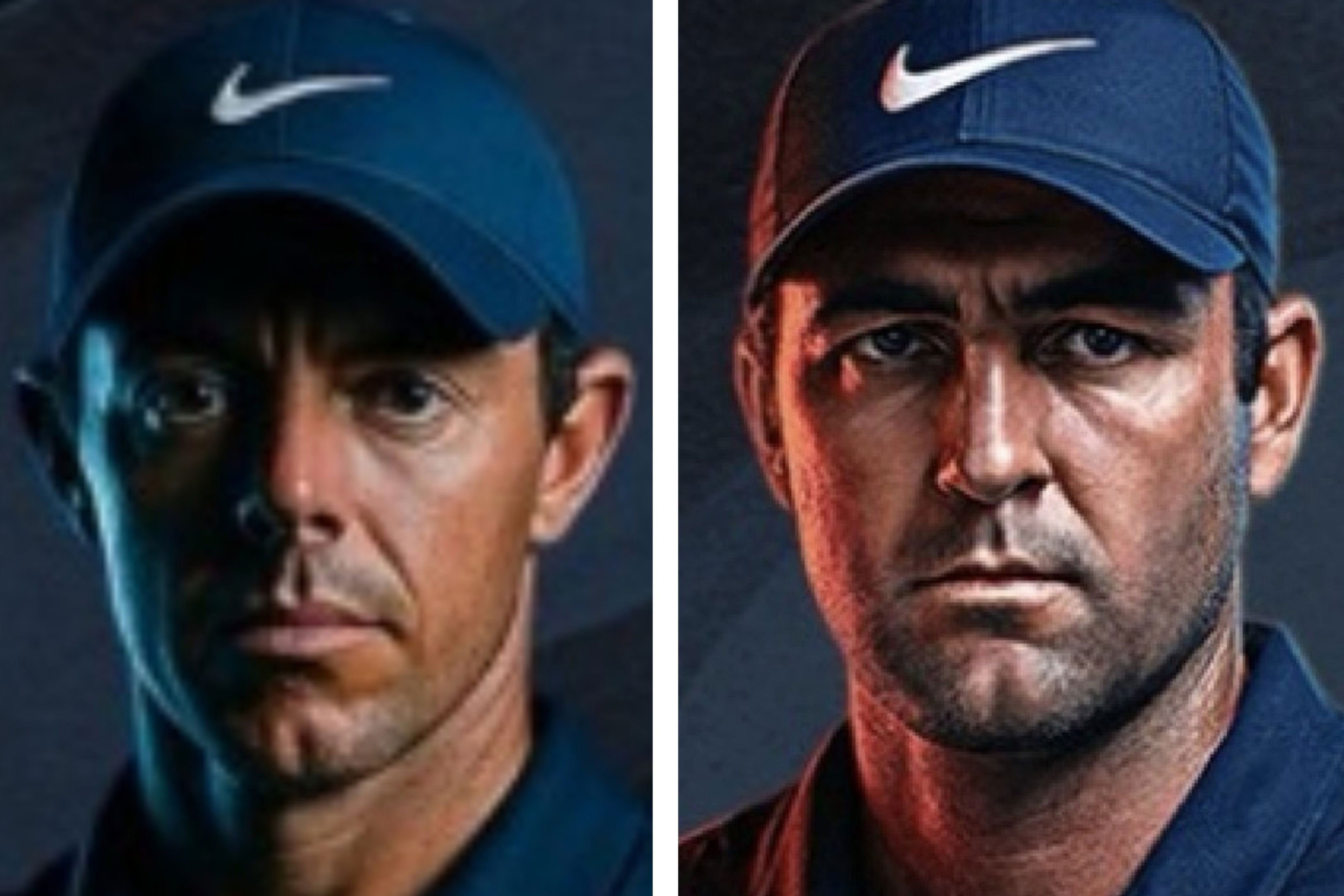 AI McIlroy, AI Scheffler (Optum Golf Channel Games) 