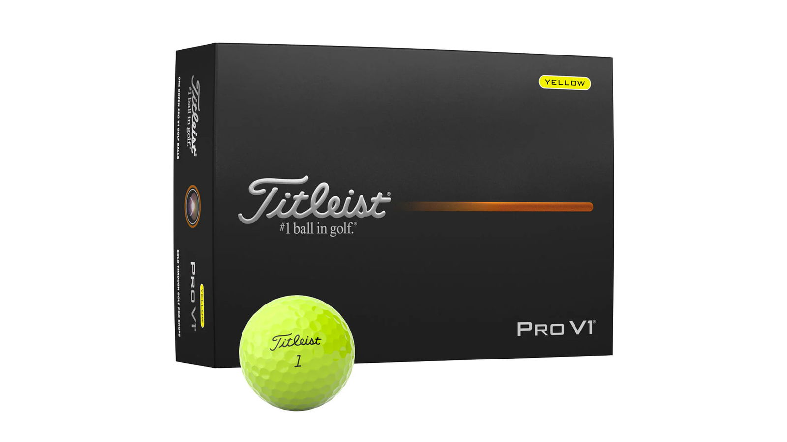 Titleist Pro V1 Yellow