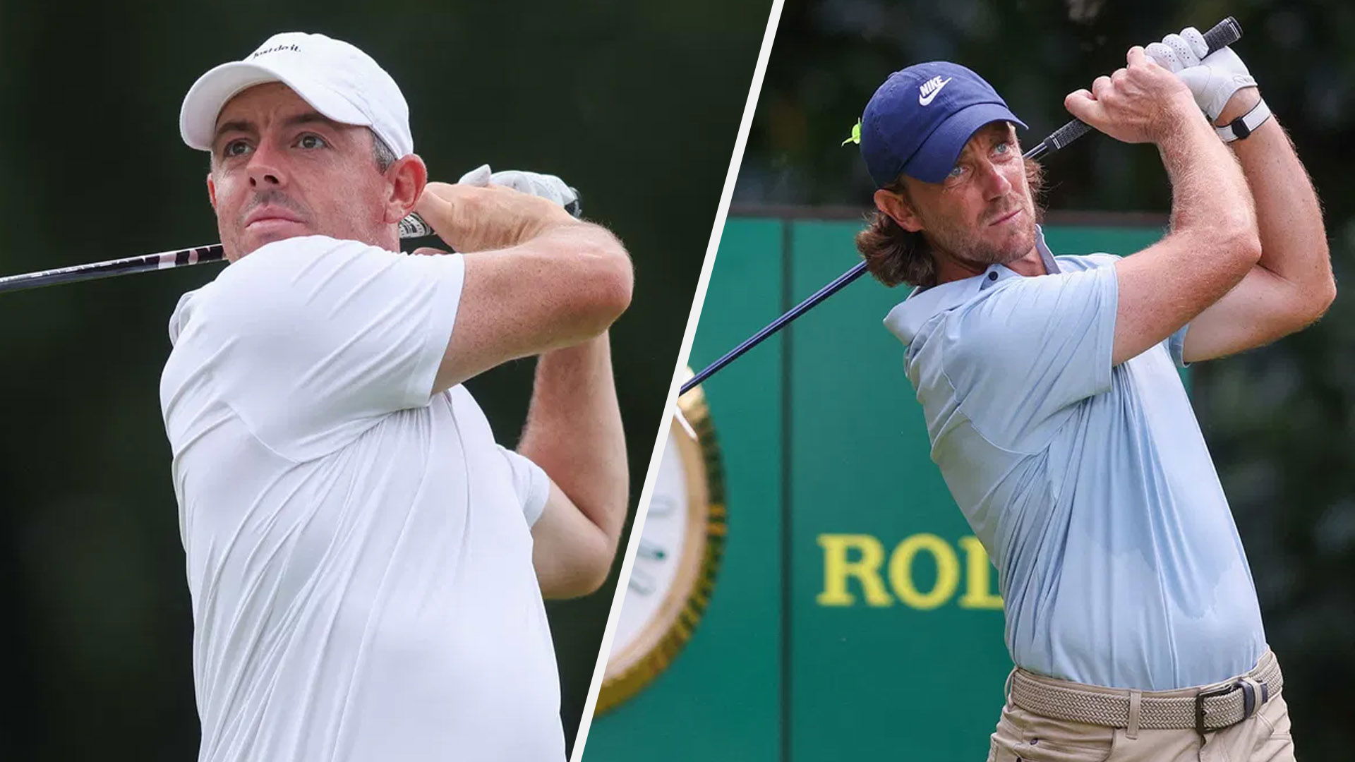 Rory McIlroy and Tommy Fleetwood have both been spotted testing TaylorMade's new driver at Yas Links.