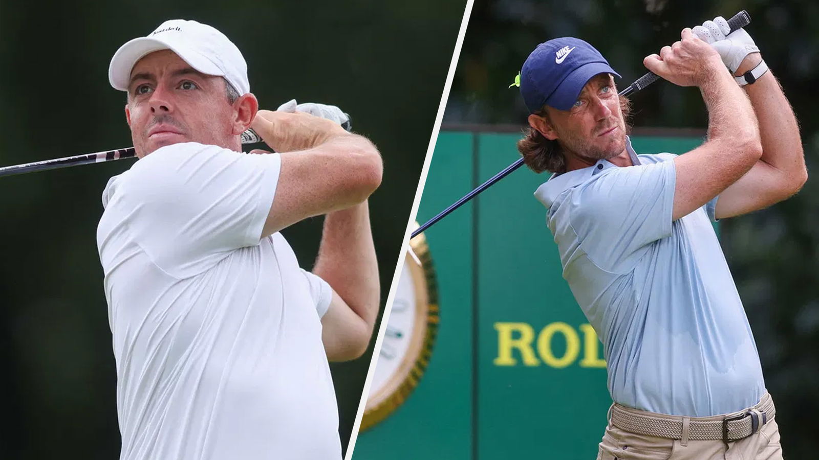 Rory McIlroy and Tommy Fleetwood have both been spotted testing TaylorMade's new driver at Yas Links.