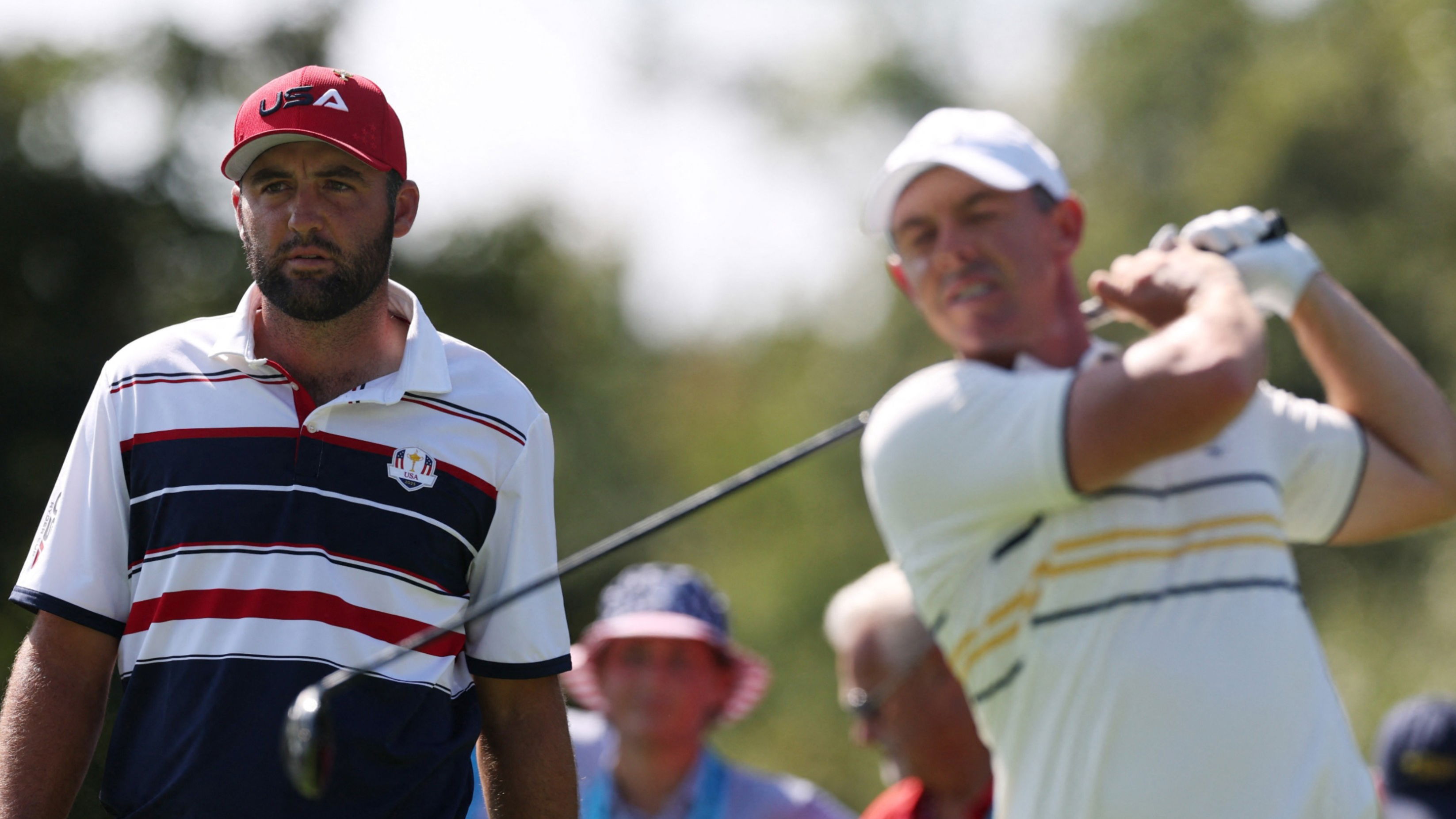 Scheffler and McIlroy at the Ryder Cup 