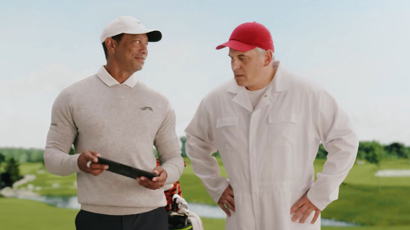 Tiger Woods stars in new commercial (Credit: PGA Tour 2K) 