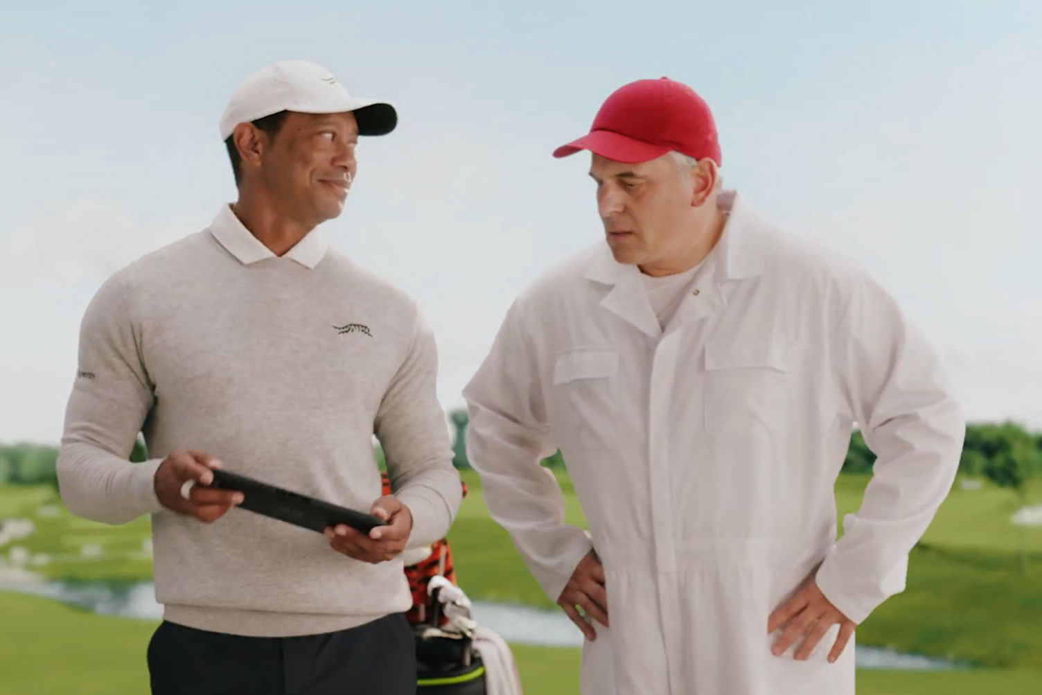 Tiger Woods stars in new commercial (Credit: PGA Tour 2K) 
