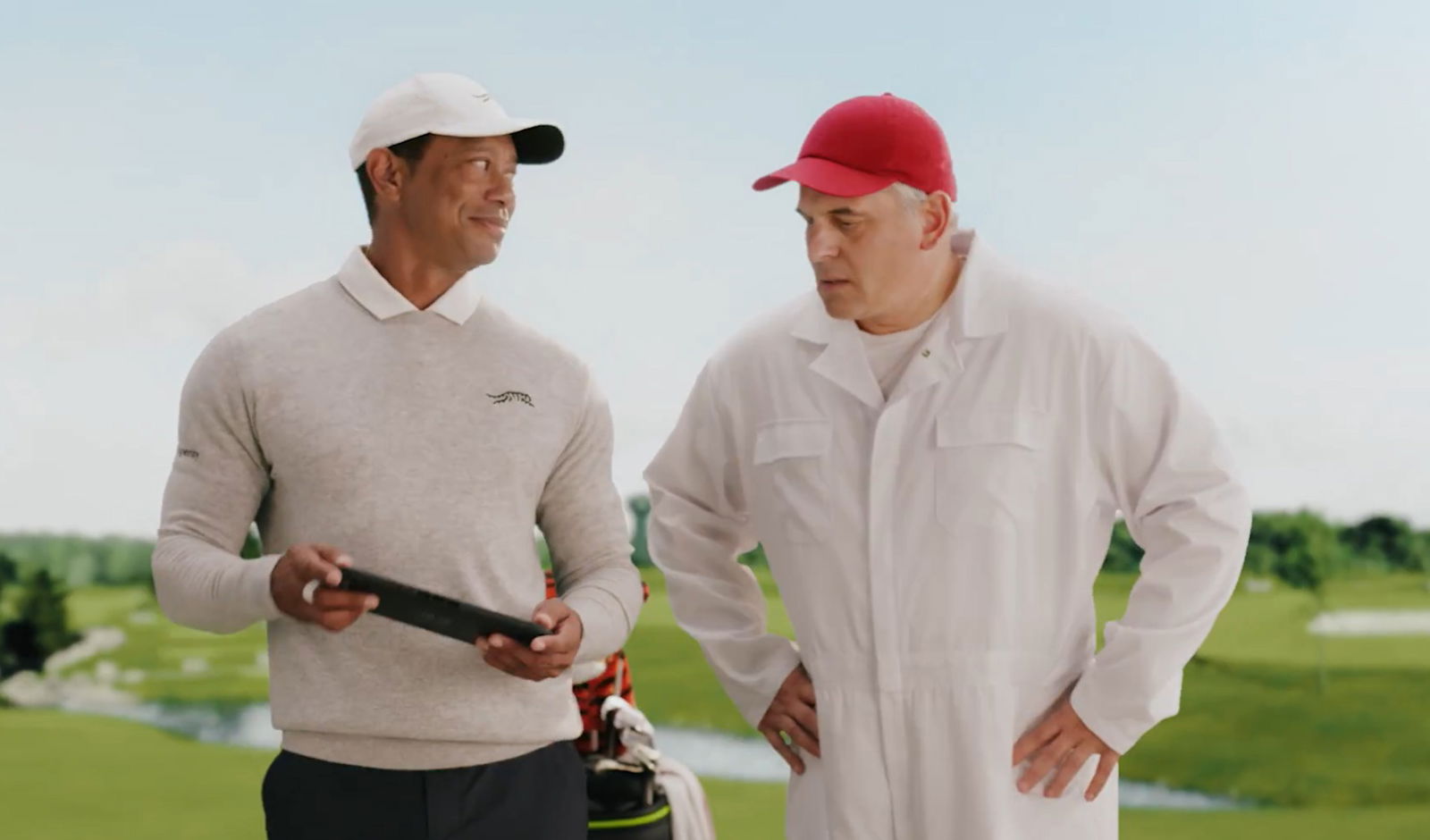 Tiger Woods stars in new commercial (Credit: PGA Tour 2K) 
