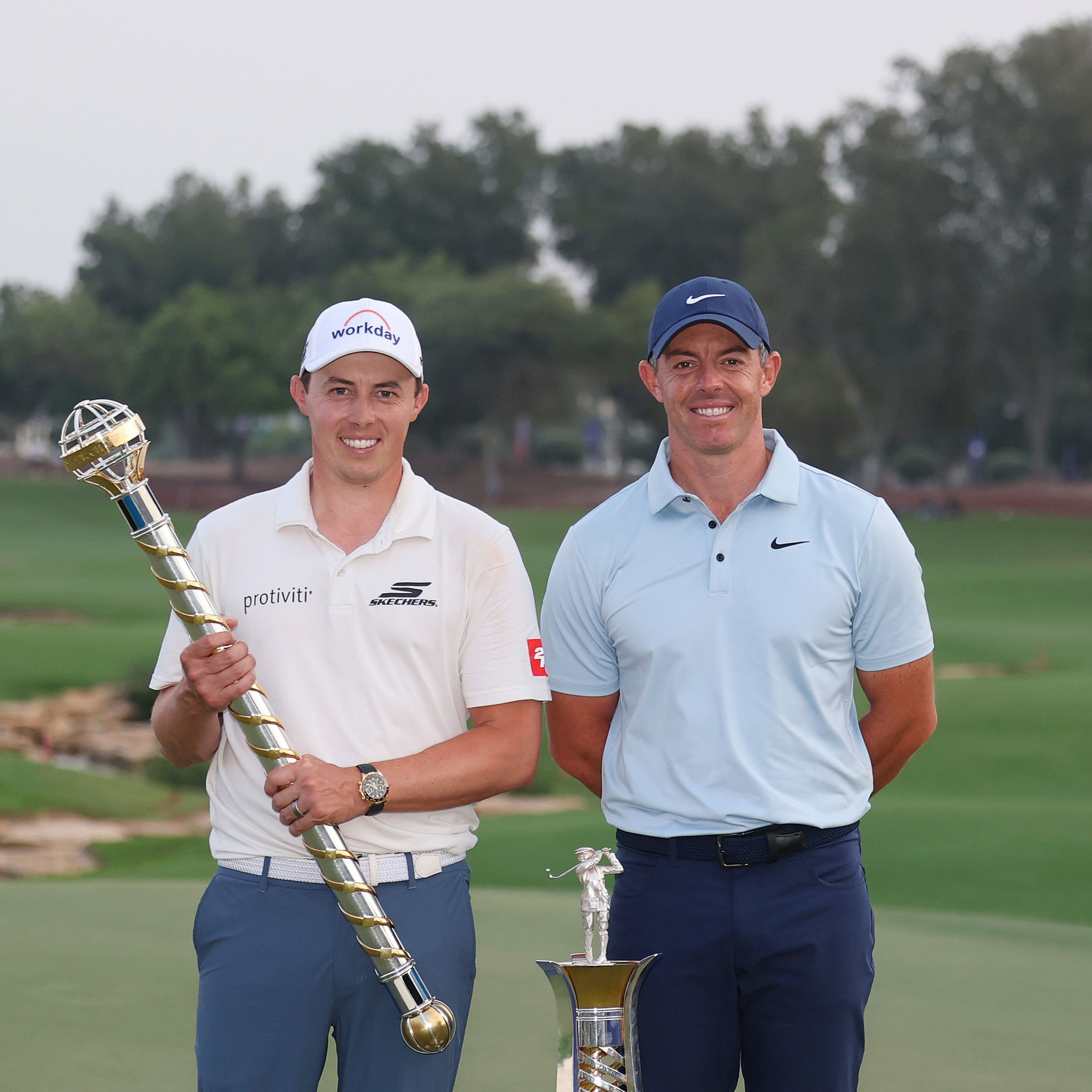 Rory McIlroy and Matthew Fitzpatrick (Image credit: Getty)