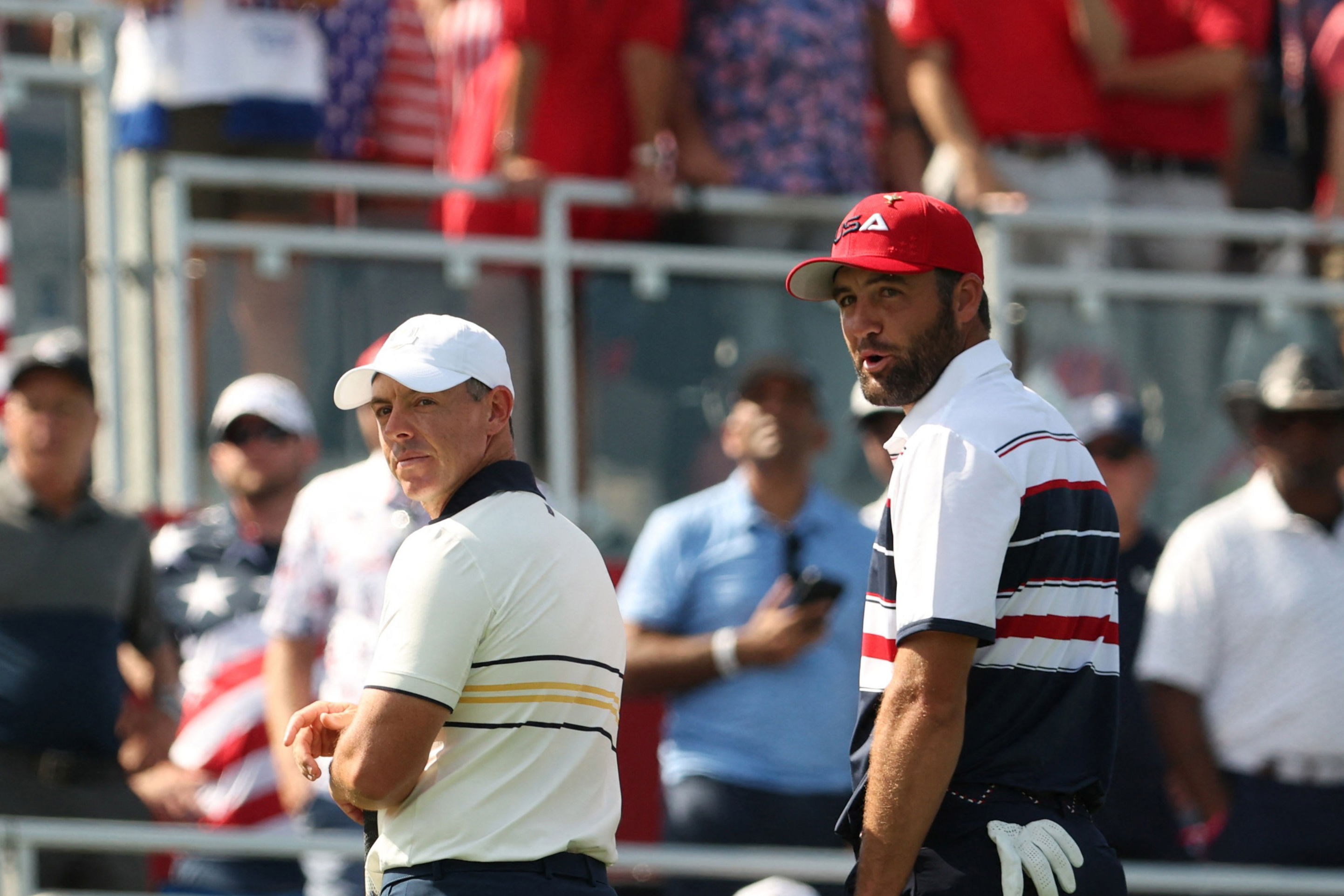 Rory McIlroy and Scottie Scheffler