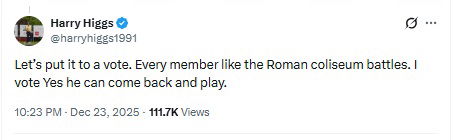 Harry Higgs' reply to the PGA Tour's statement