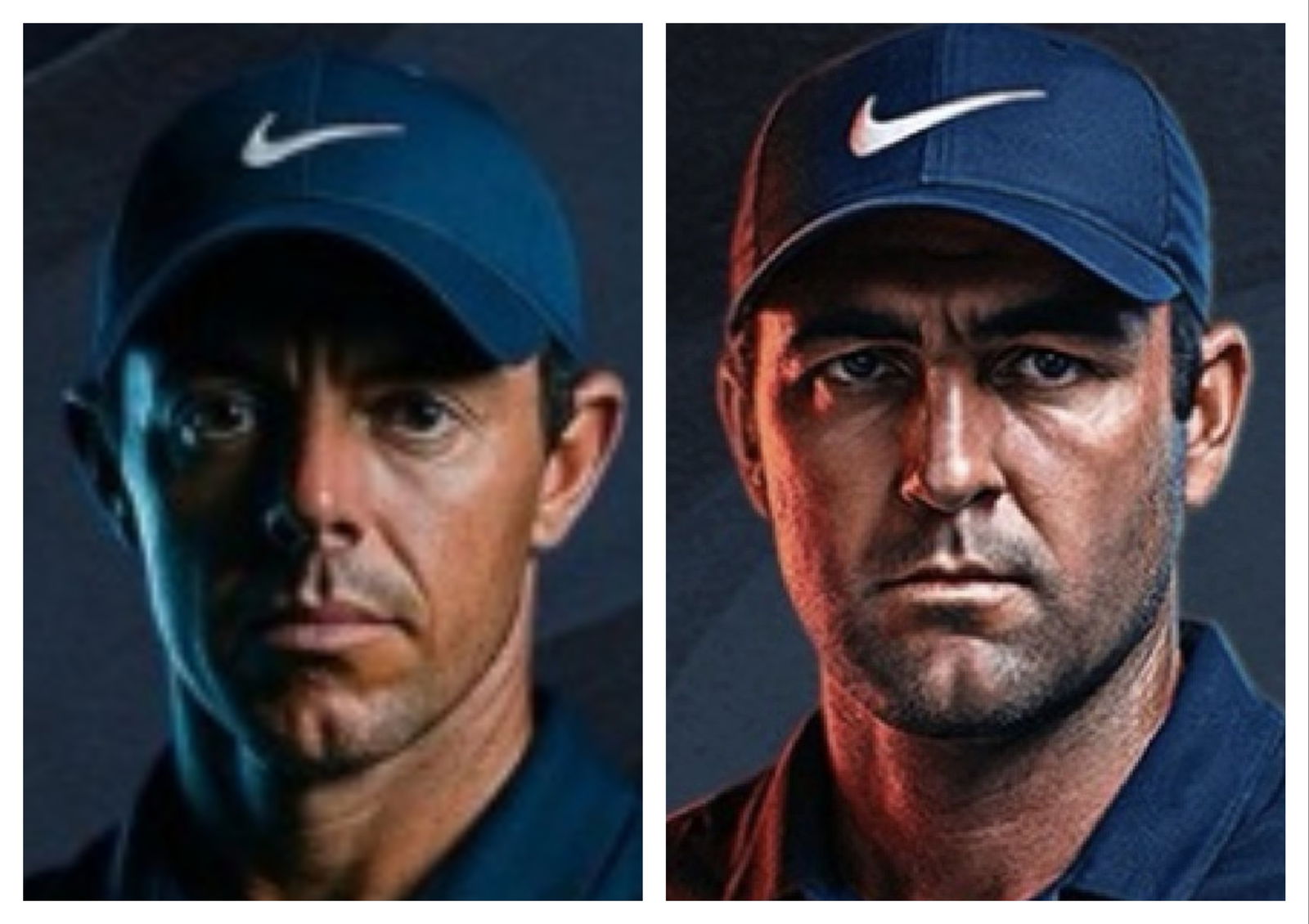 AI McIlroy, AI Scheffler (Optum Golf Channel Games) 