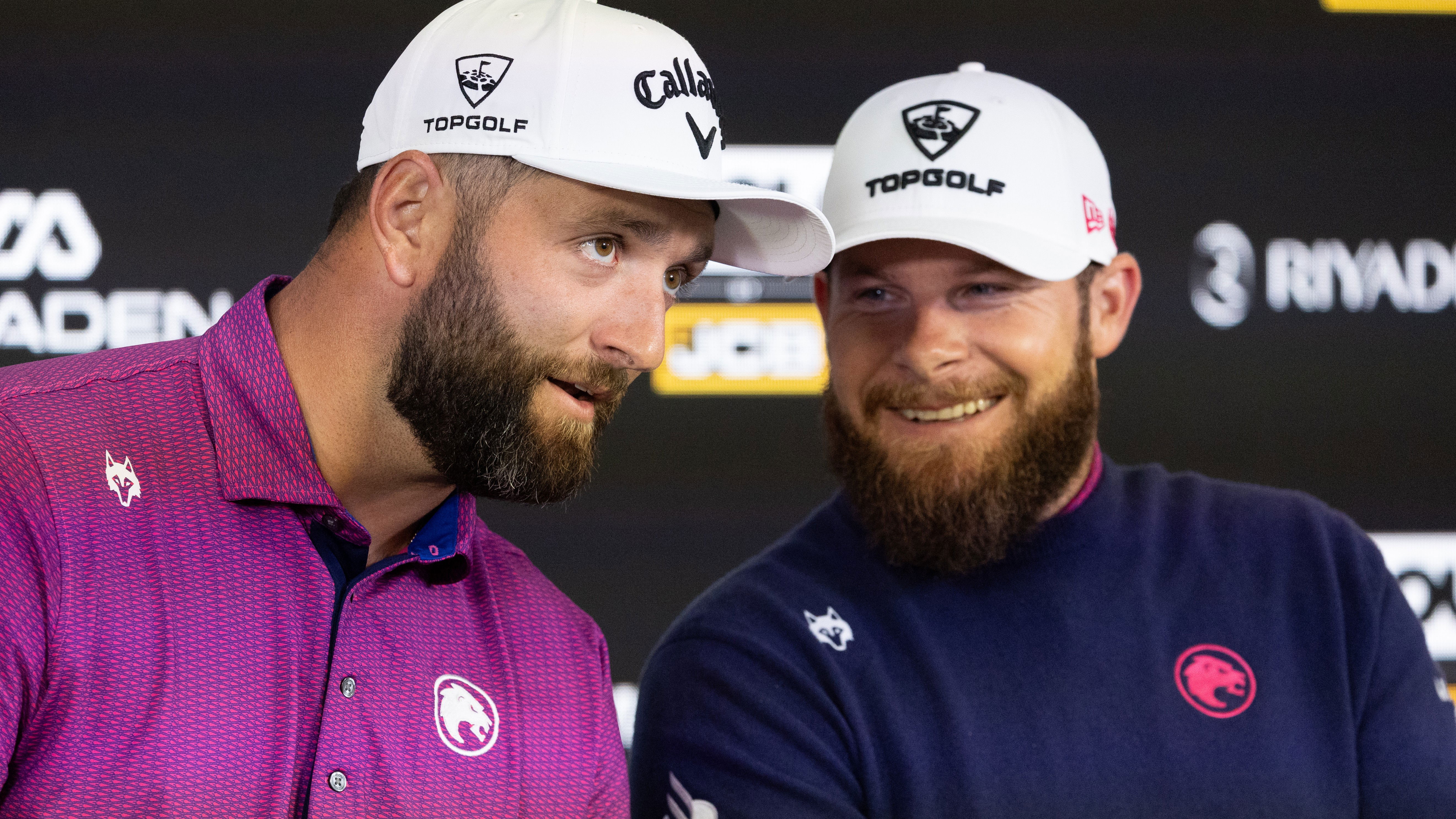 Jon Rahm and Tyrrell Hatton 