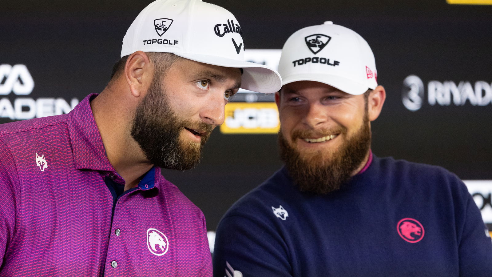 Jon Rahm and Tyrrell Hatton 