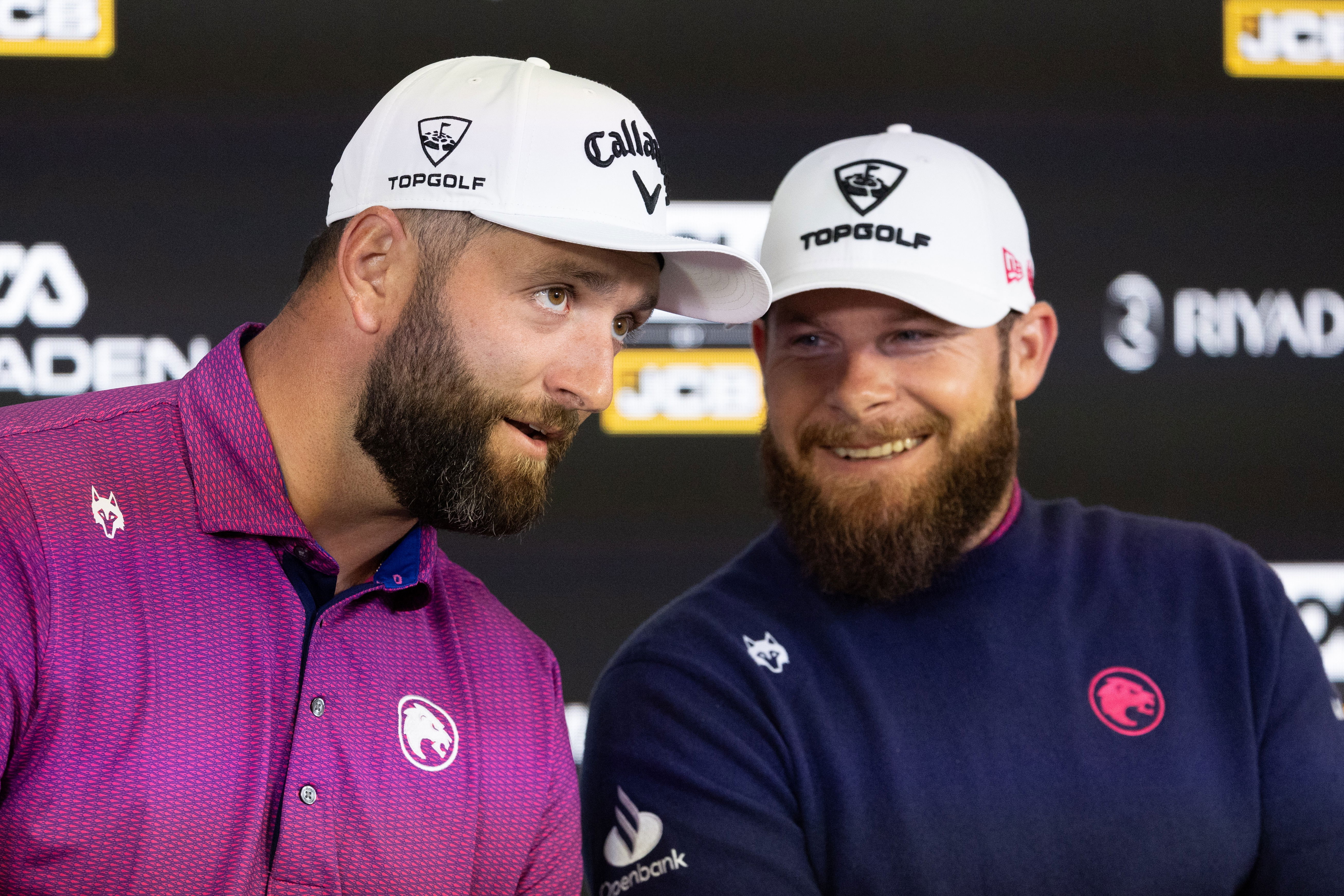 Jon Rahm and Tyrrell Hatton 