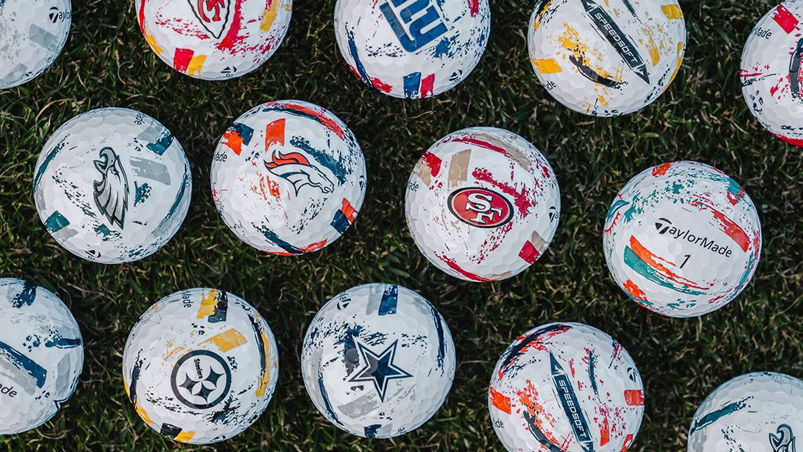 TaylorMade NFL SpeedSoft Ink Golf Balls