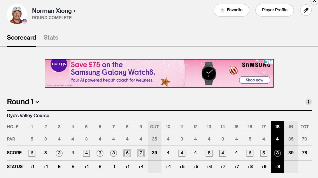 Xiong gets DQ'd after failing to rock up for R2