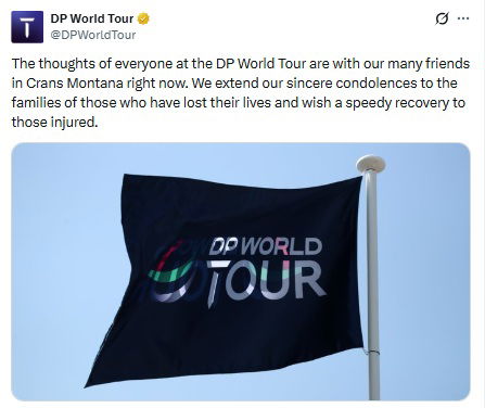 DP World Tour (X/Twitter)