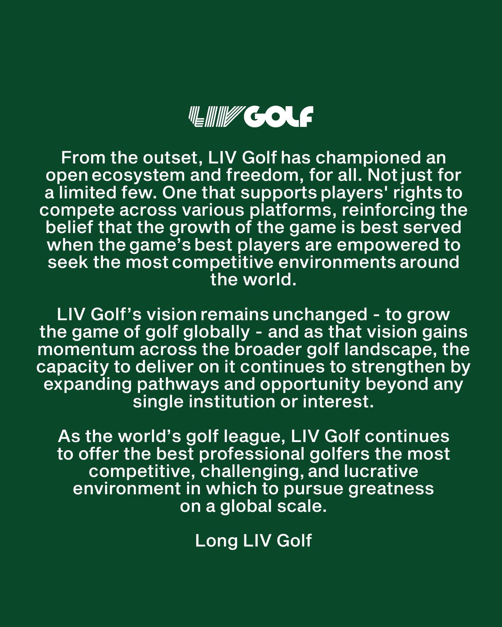 LIV Golf reacts to Koepka's PGA Tour return