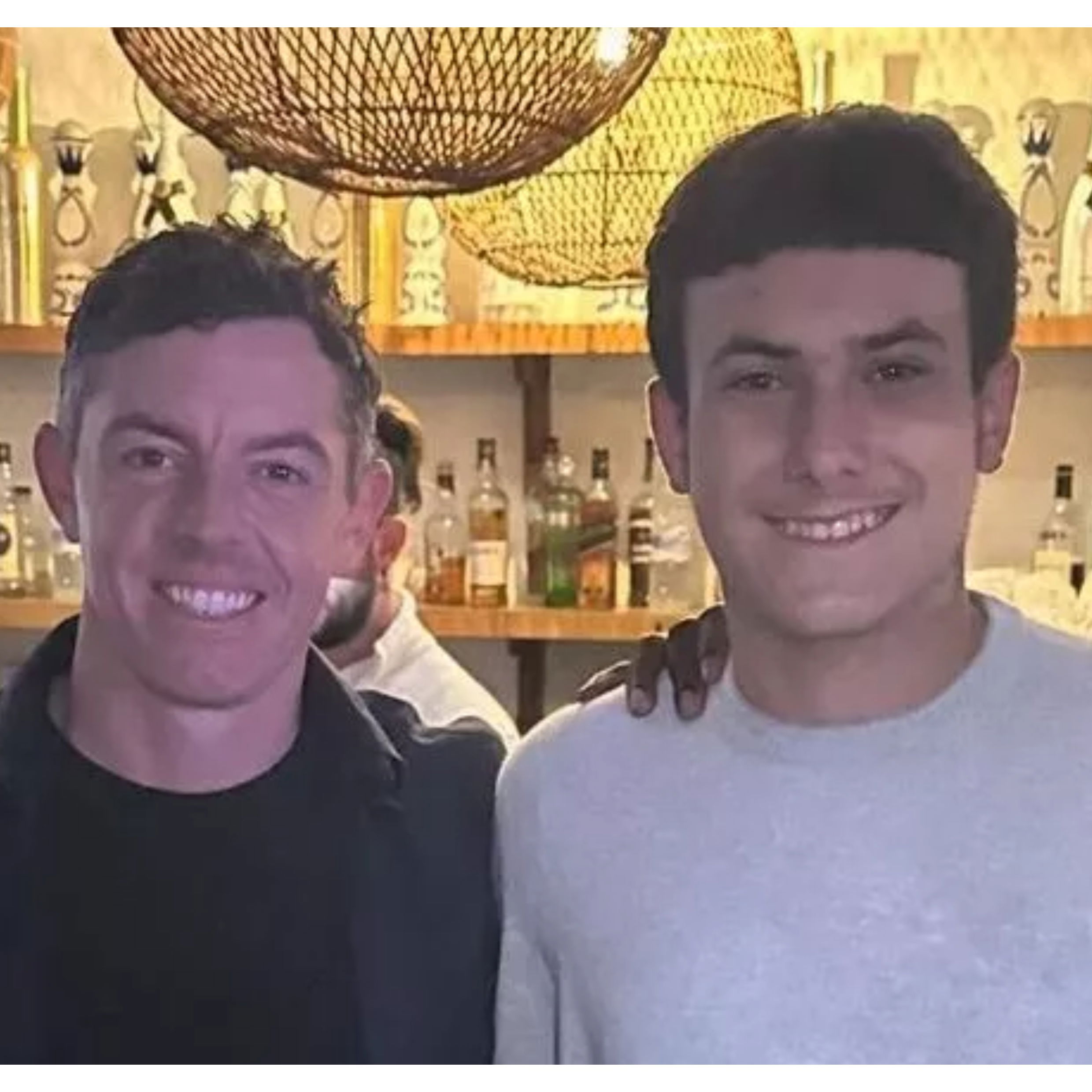 Rory McIlroy with Emanuele Galeppini (Instagram) 