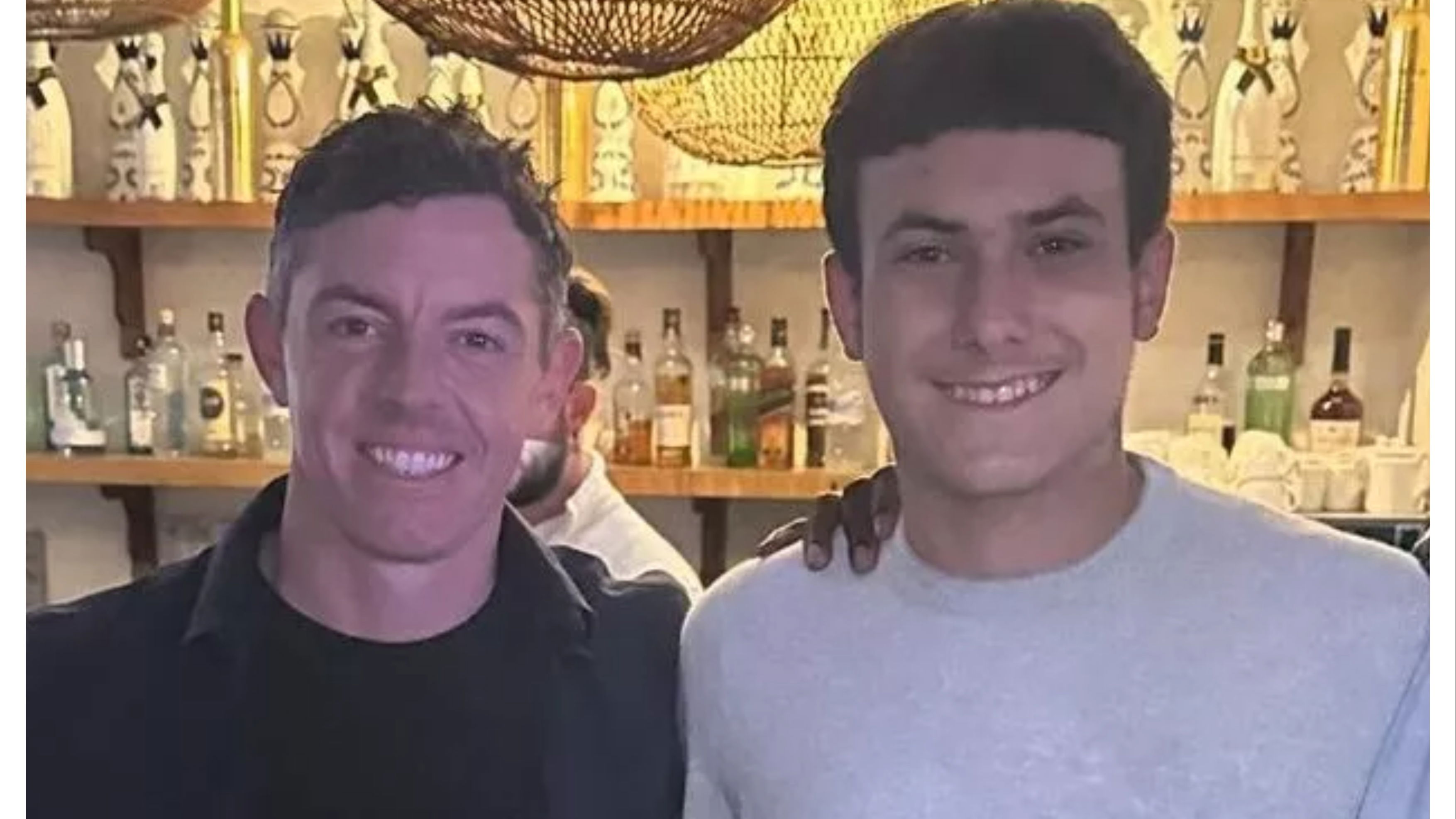 Rory McIlroy with Emanuele Galeppini (Instagram)