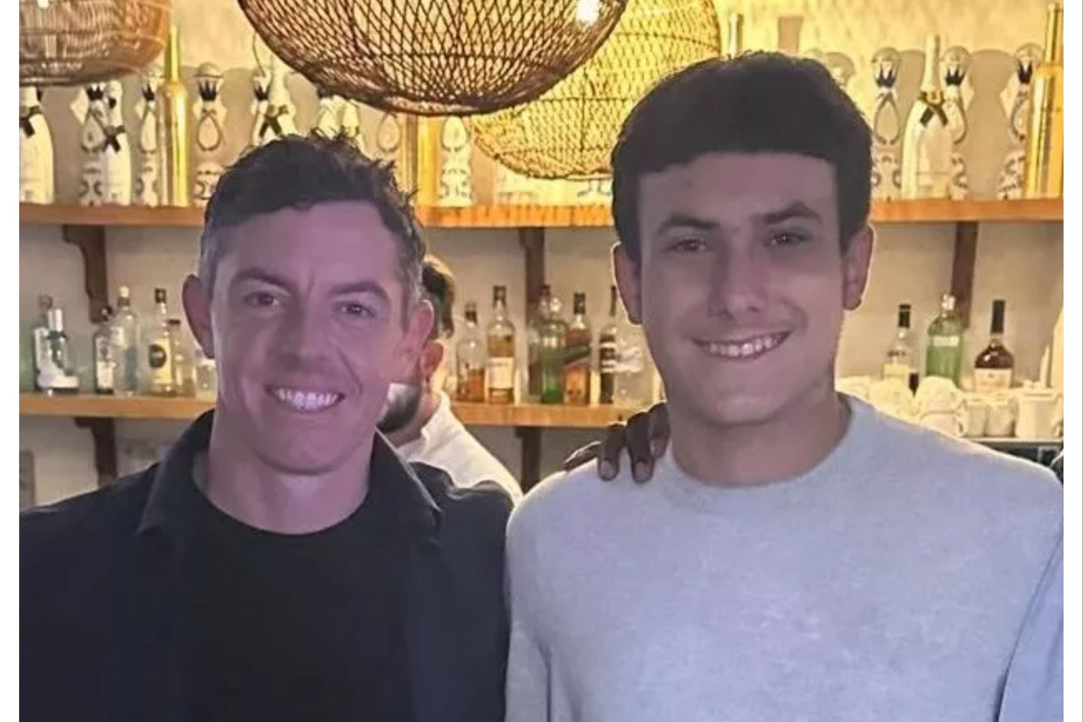 Rory McIlroy with Emanuele Galeppini (Instagram) 