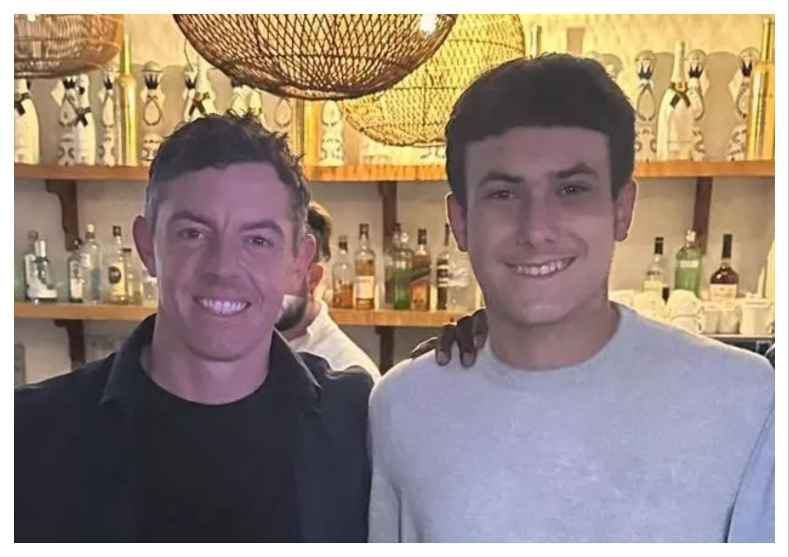 Rory McIlroy with Emanuele Galeppini (Instagram) 