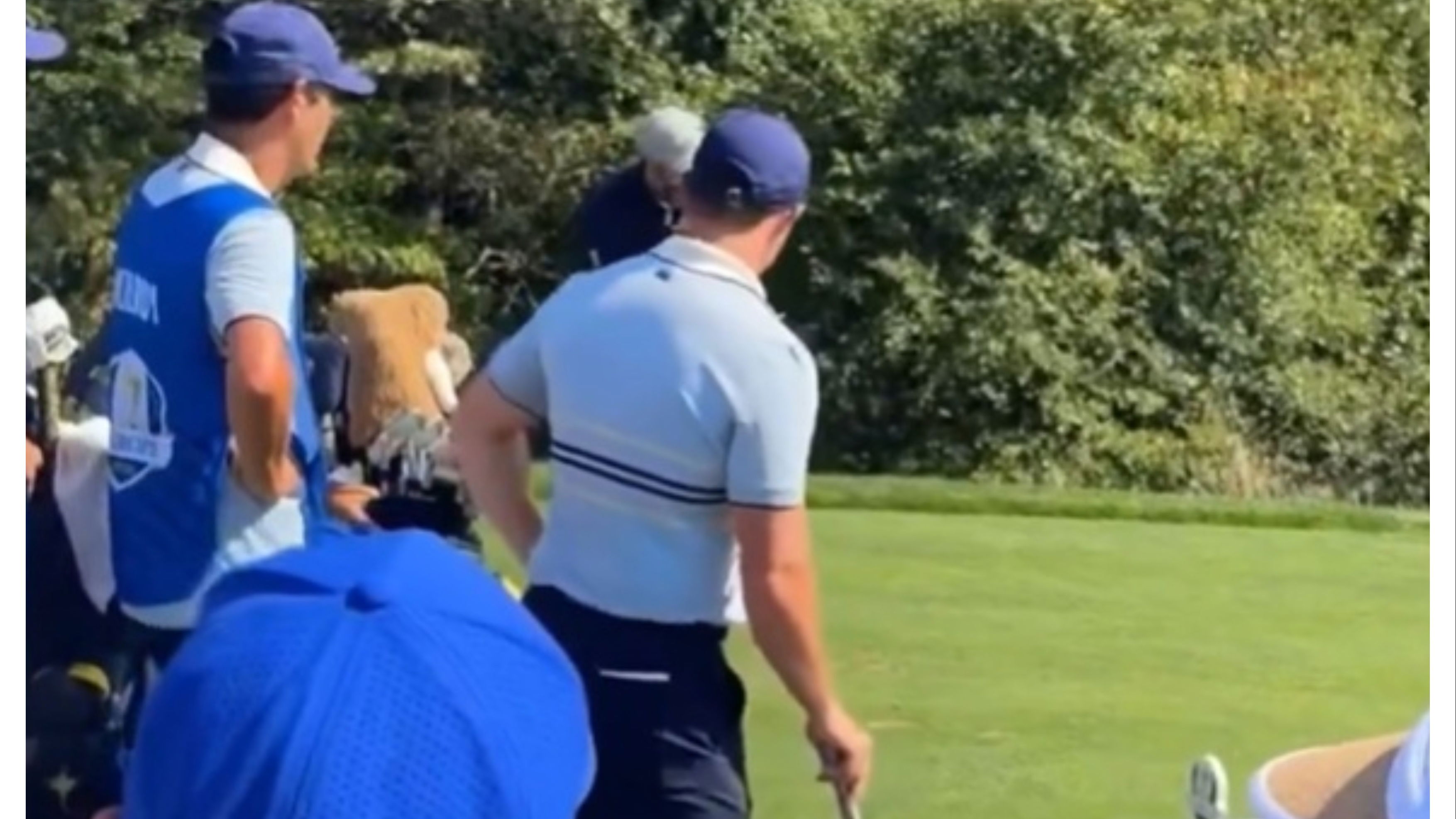 McIlroy was mocking Cantlay at the Ryder Cup