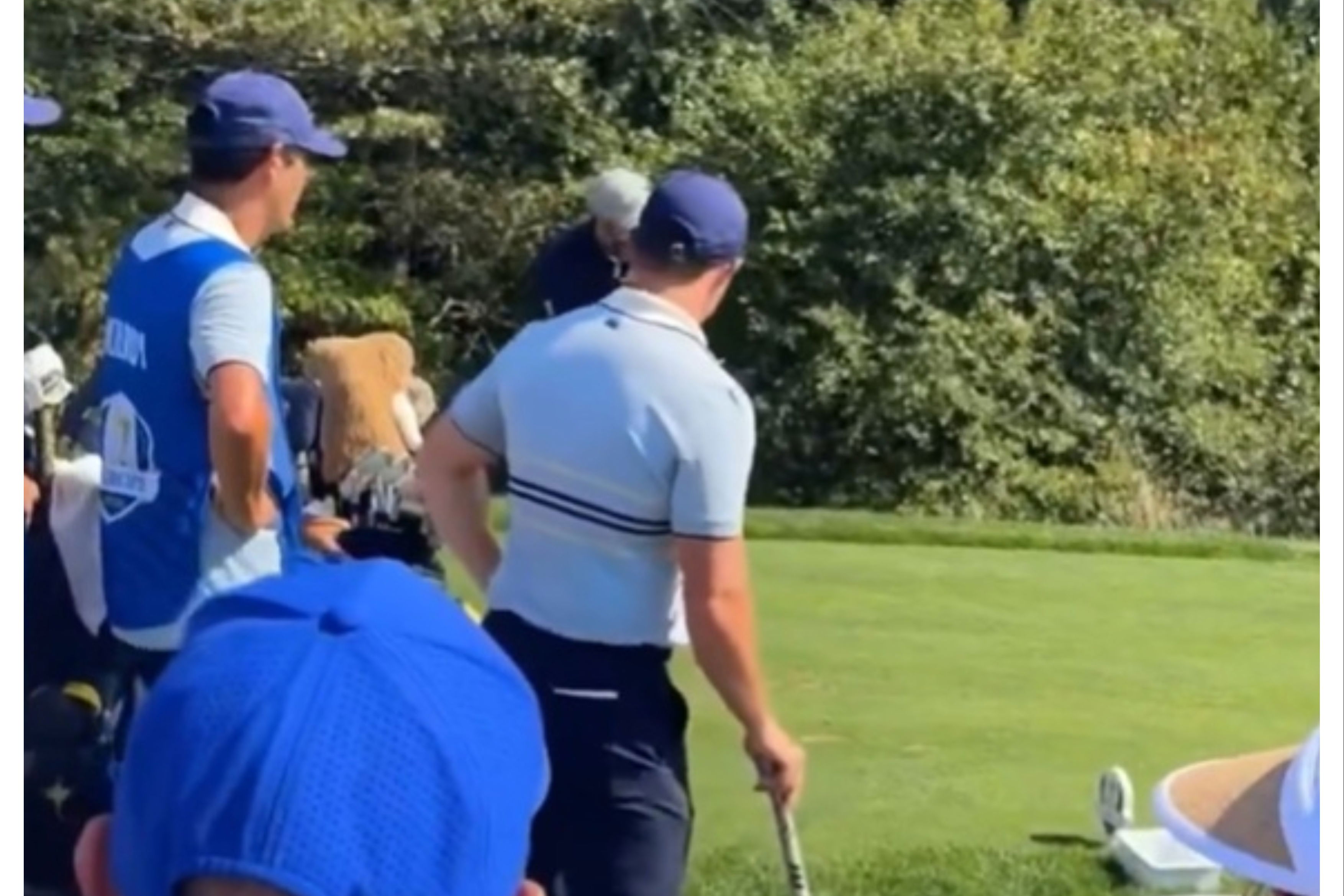 McIlroy was mocking Cantlay at the Ryder Cup