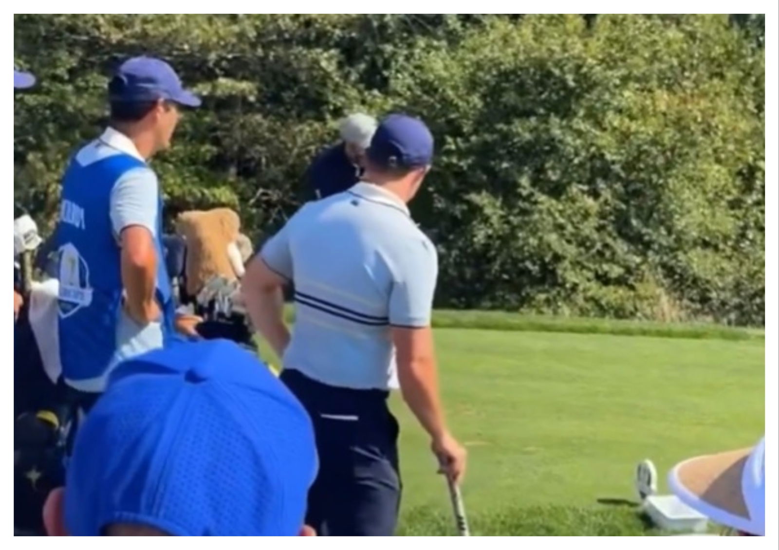McIlroy was mocking Cantlay at the Ryder Cup