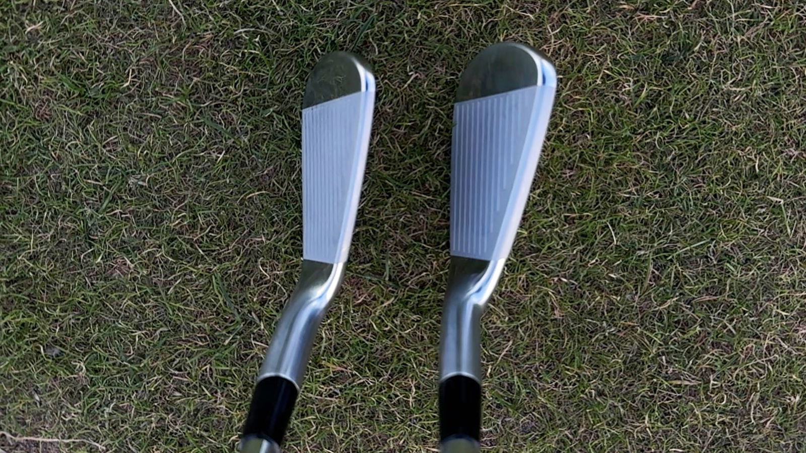 Side by side: The Mizuno M-13 and M-15 Irons at address