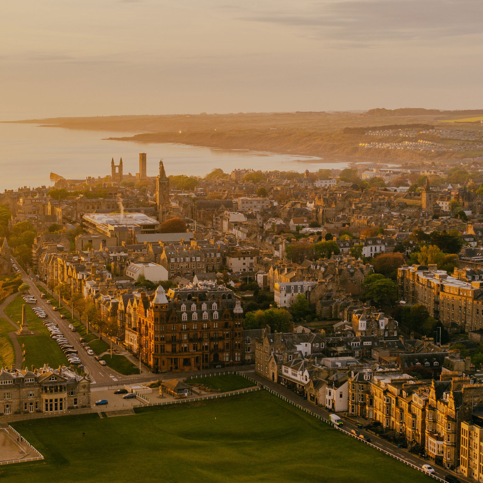 St Andrews Old Course and town 