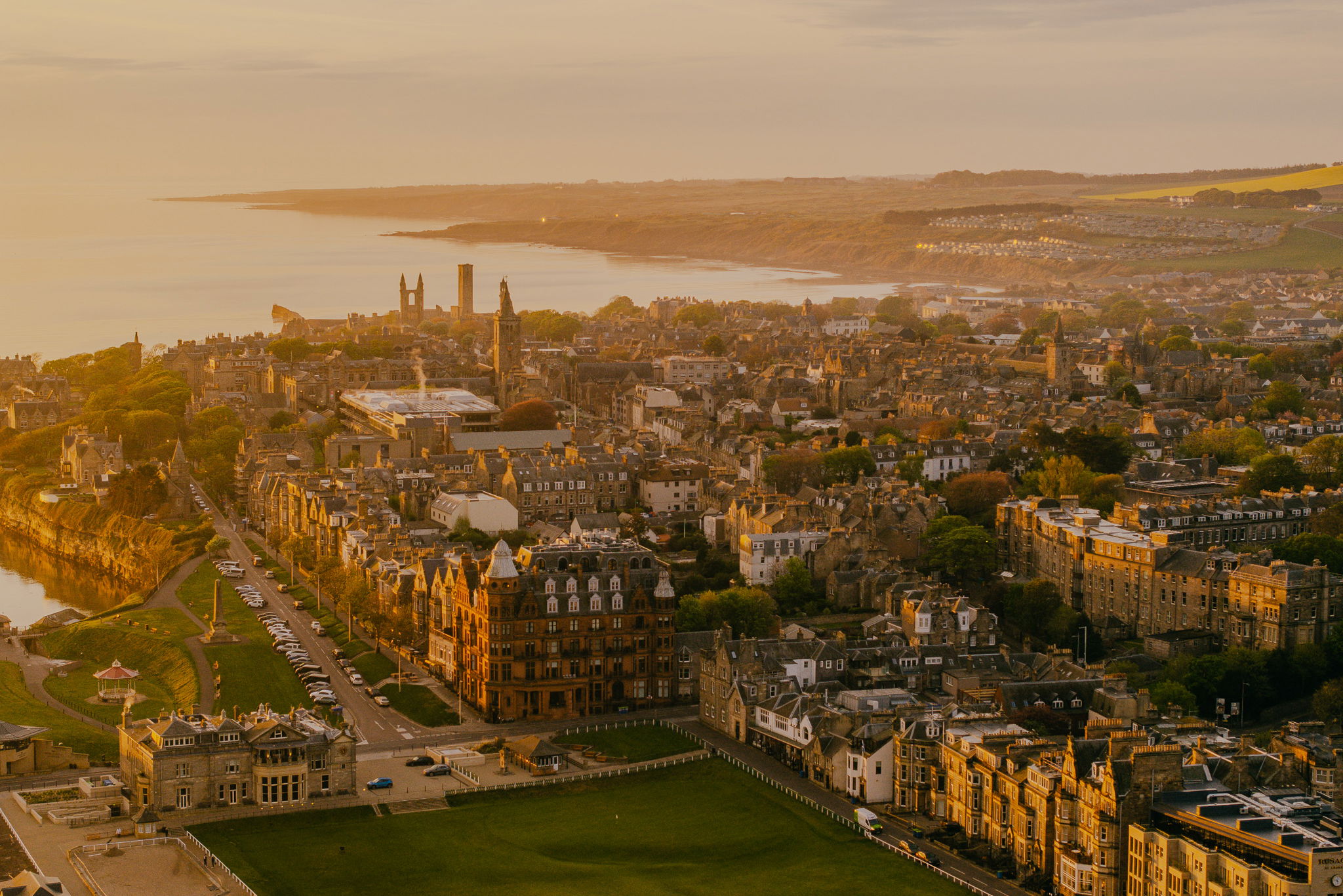 St Andrews Old Course and town 