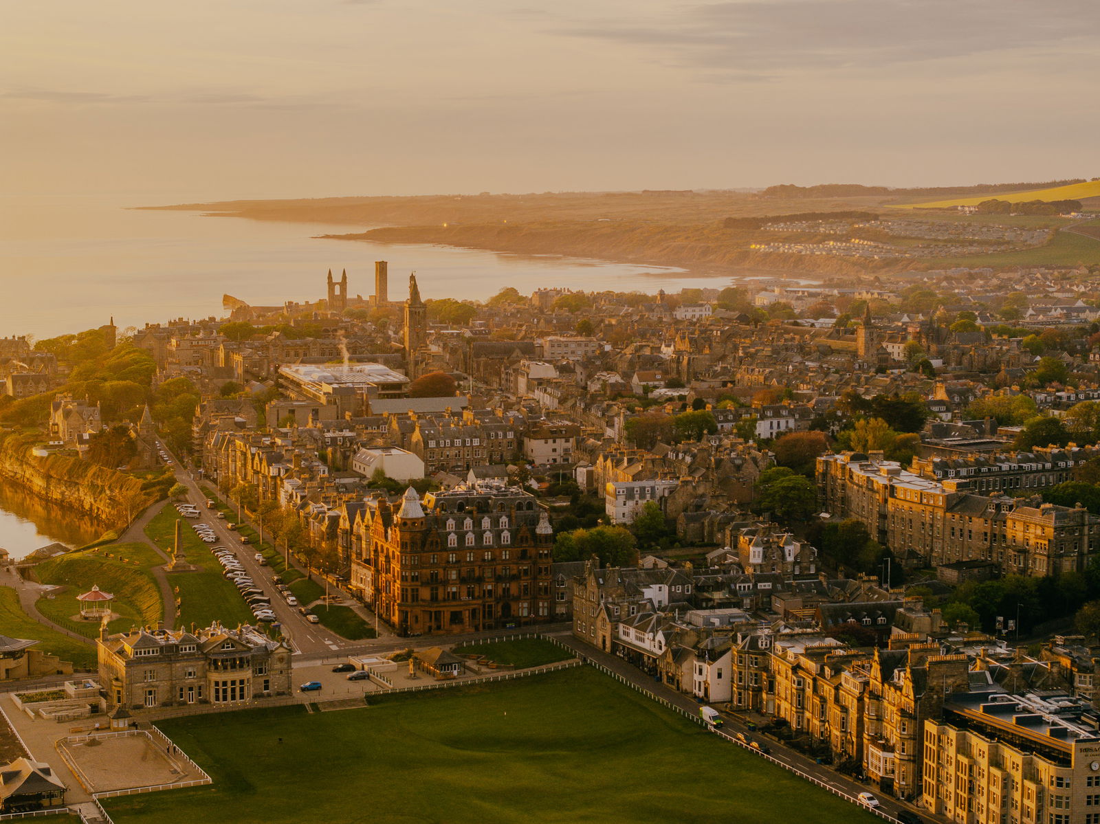 St Andrews Old Course and town 