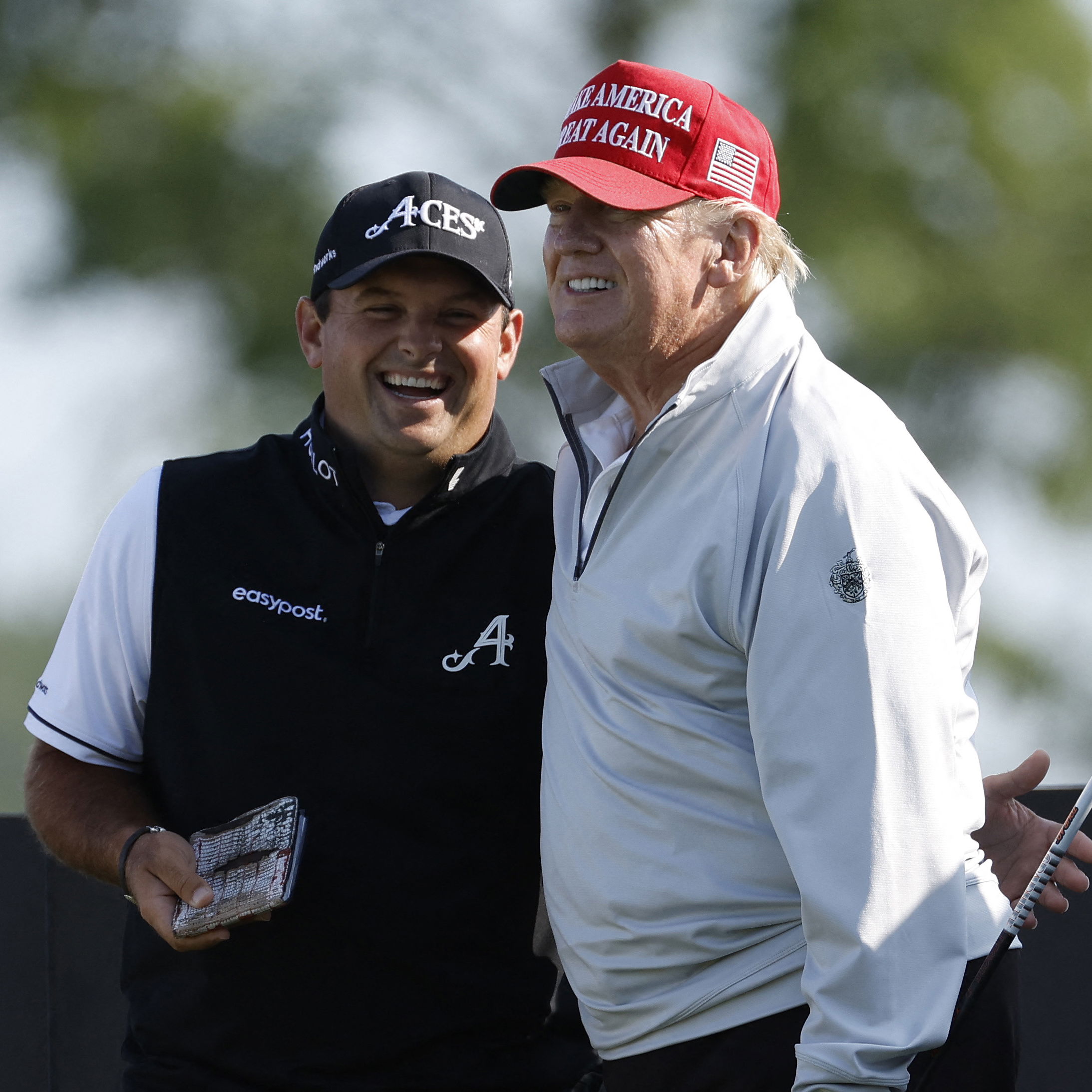 Patrick Reed and Donald Trump