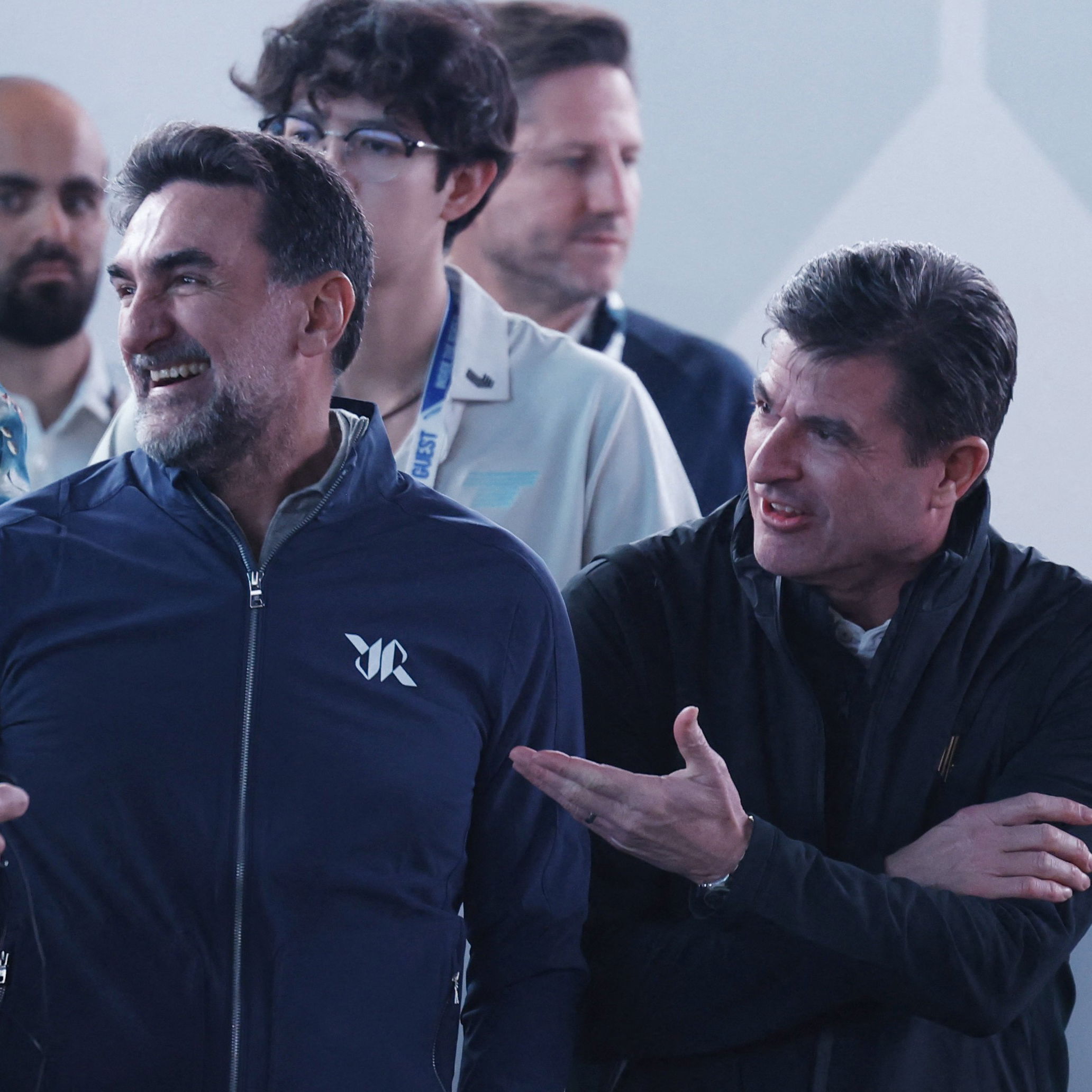 LIV Golf chairman Yasir Al-Rumayyan and commissioner Scott O'Neil